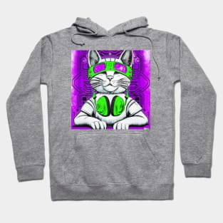 Techno cat - Catsondrugs.com - Techno Party Ibiza Rave Dance Underground Festival Spring Break  Berlin Good Vibes Trance Dance technofashion technomusic housemusic Hoodie